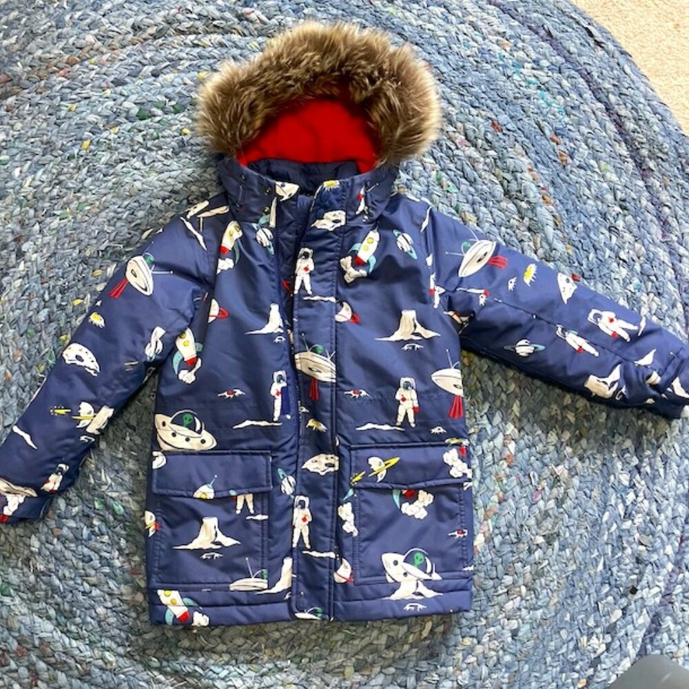 EUC Mini Boden Space Parka